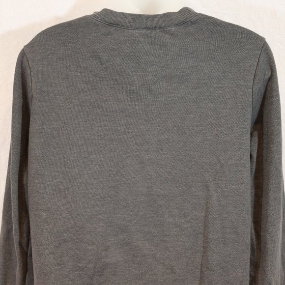 Nanette Lepore Gray Floral Embroidered Pullover Sweatshirt Size Small - Picture 9 of 12